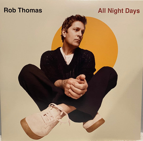 Rob Thomas - All Night Days - Mint- LP Record 2025 Universal Sunrise Yellow Vinyl - Rock / Pop Rock - Shuga Records