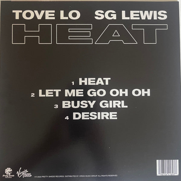 Tove Lo & SG Lewis - Heat - New EP Record 2025 Pretty Swede Purple Vinyl - Dance-pop / House - Shuga Records