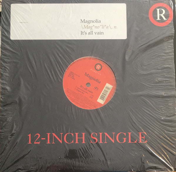 Magnolia - It's All Vain - VG+ 12" Single Record 2004 Robbins USA Vinyl - Progressive Trance - Shuga Records
