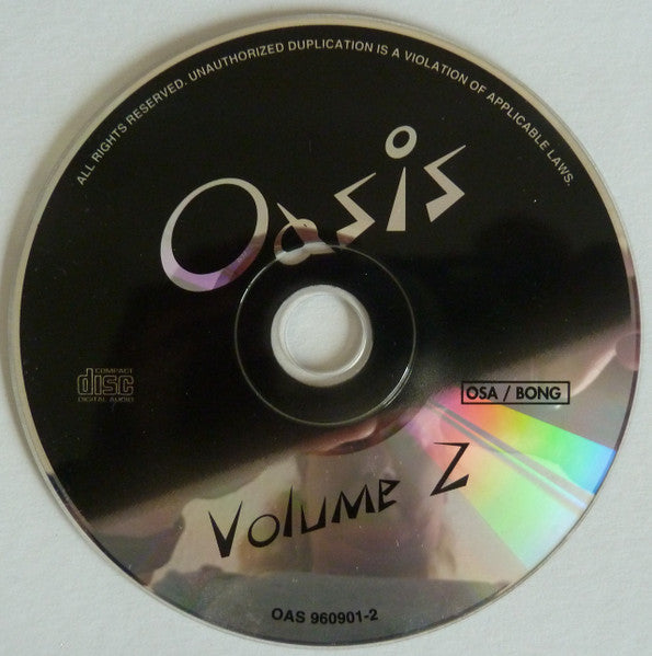Oasis - Lost Inside Volume 2 - Mint- CD 1998 OSA / BONG USA Unofficial Release - Alternative Rock / Pop Rock - Shuga Records