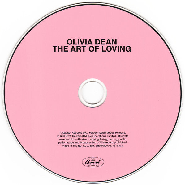 新品 限定カラー Olivia Dean / The Art of Loving Amazon.com: The Art of Loving Orange Vinyl LP (Alternative Artwork