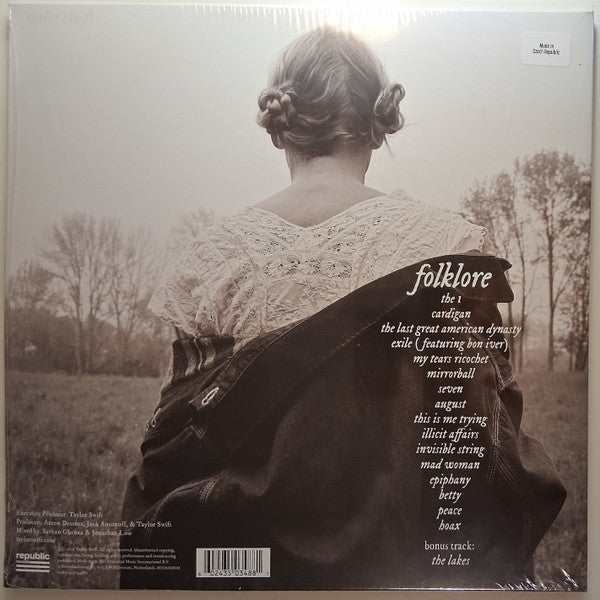 Taylor Swift - Folklore (2020) - Mint- 2 LP Record 2025 Republic In The Trees Brown/Gold Vinyl - Indie Rock / Indie Pop