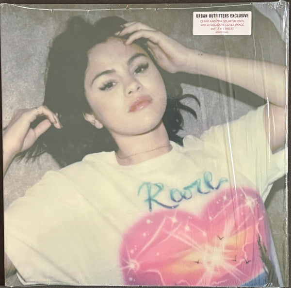 Selena Gomez - Rare (2020) - New 2 LP Record 2025 Interscope Urban Outfitters Exclusive Clear And Pink Splatter Vinyl & Insert - Pop / Dance-pop - Shuga Records
