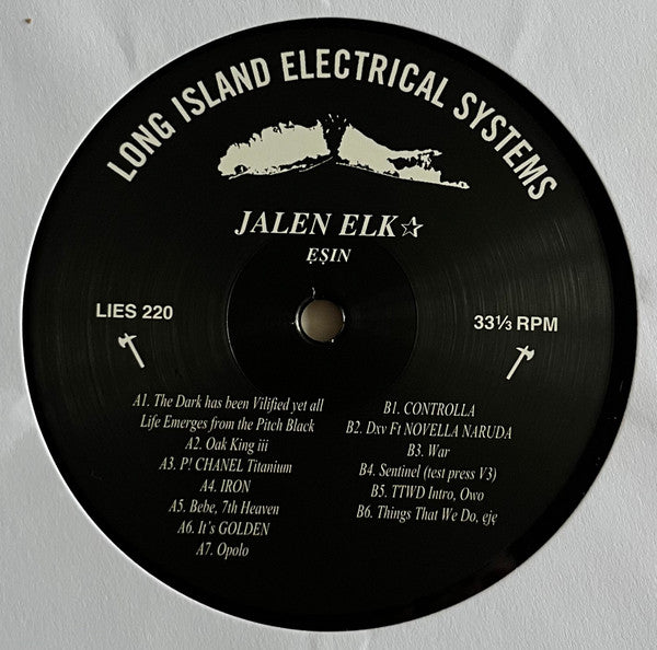 Jalen Elk Star - ESIN - New LP Record 2025 L.I.E.S. Vinyl - Electronic / Experimental Hip Hop / Abstract / Noise - Shuga Records