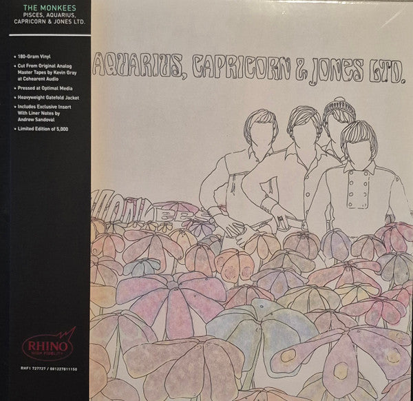 The Monkees - Pisces, Aquarius, Capricorn & Jones Ltd. (1967) New LP Record 2025 Rhino High Fidelity 180 gram Vinyl & OBI - Pop Rock / Psychedelic Rock