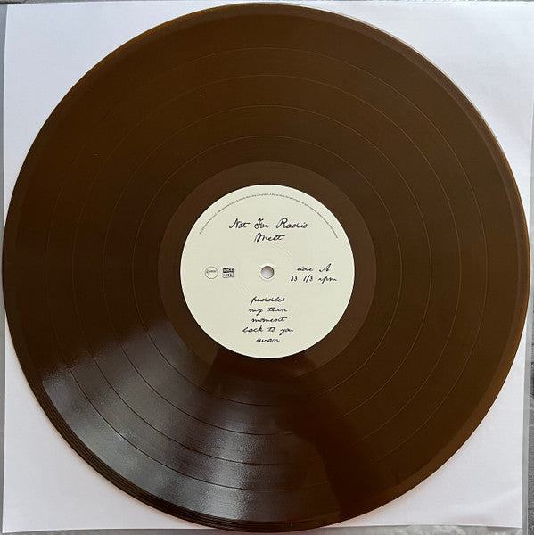 Not for Radio - Melt - New LP Record 2025 Nice Life Atlantic Translucent Wood Vinyl & Poster - Indie Pop / File Under: The Marias - Shuga Records