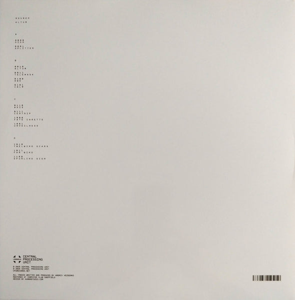 Noumen - Altum - New 2 LP Record 2025 Central Processing Unit White Vinyl - Electronic / Electro - Shuga Records