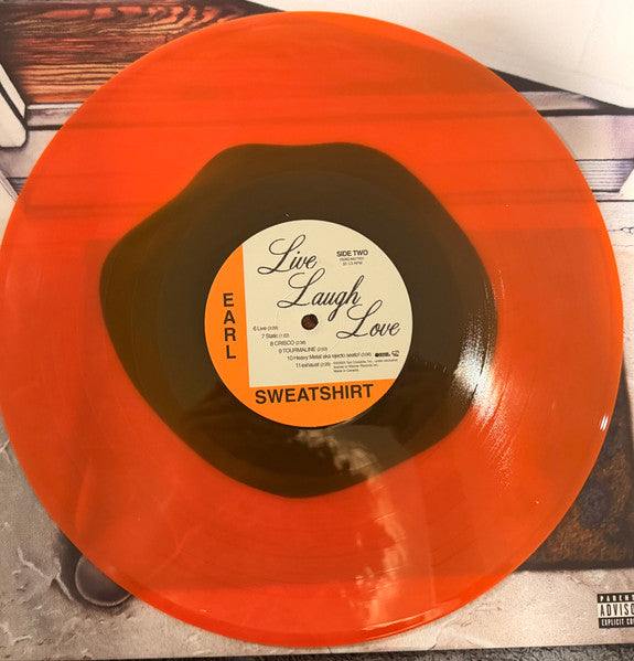 Earl Sweatshirt - Live Laugh Love - New LP Record 2025 Warner Tan Cressida Black & Orange Crush Vinyl - Hip Hop - Shuga Records