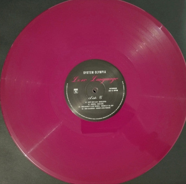 Various - Love Language - New 2 LP Record 2025 Material Music Velvet Red Vinyl & Booklet - Electronic / Italo-Disco / Deep House
