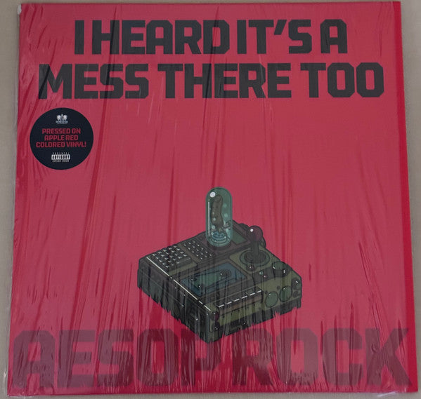 Aesop Rock - I Heard It’s A Mess There Too - Mint- LP Record 2025 Rhymesayers Apple Red Opaque Vinyl - Hip Hop - Shuga Records