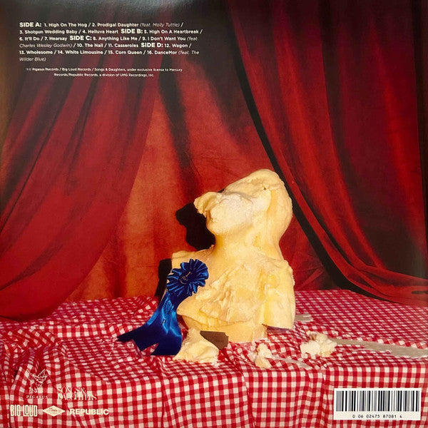 Damaged Cover - Hailey Whitters - Corn Queen - New 2 LP Record 2025 Pigasus Big Loud Urban Outfitters Exclusive Red Velvet Vinyl - Country - Shuga Records