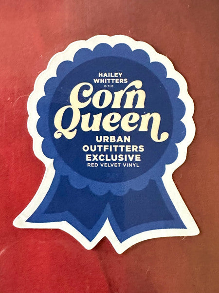 Damaged Cover - Hailey Whitters - Corn Queen - New 2 LP Record 2025 Pigasus Big Loud Urban Outfitters Exclusive Red Velvet Vinyl - Country - Shuga Records