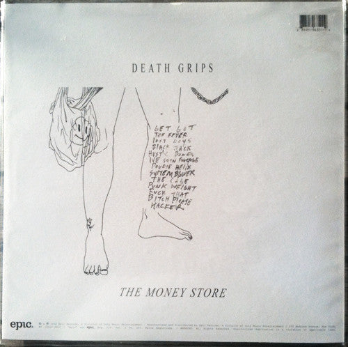 Death Grips - The Money Store - VG+ LP Record Store Day 2012 Epic USA Original Press Vinyl & Insert - Hardcore Hip-Hop / Experimental - Shuga Records