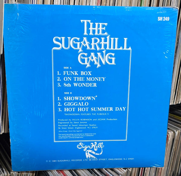 Sugarhill Gang - 8th Wonder - VG+ LP Record 1981 Sugar Hill USA Original Vinyl & Hype Stickers - Hip Hop - Shuga Records