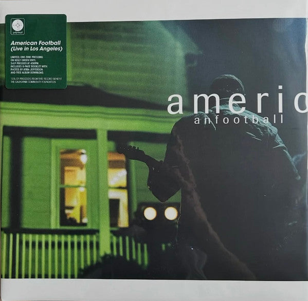 American Football - American Football (Live In Los Angeles) - New 2 LP Record 2025 Kelly Green Vinyl - Indie Rock / Emo / Math Rock - Shuga Records
