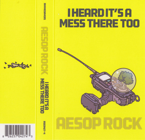Aesop Rock - I Heard It’s A Mess There Too - New Cassette 2025 Rhymesayers Tape - Hip Hop