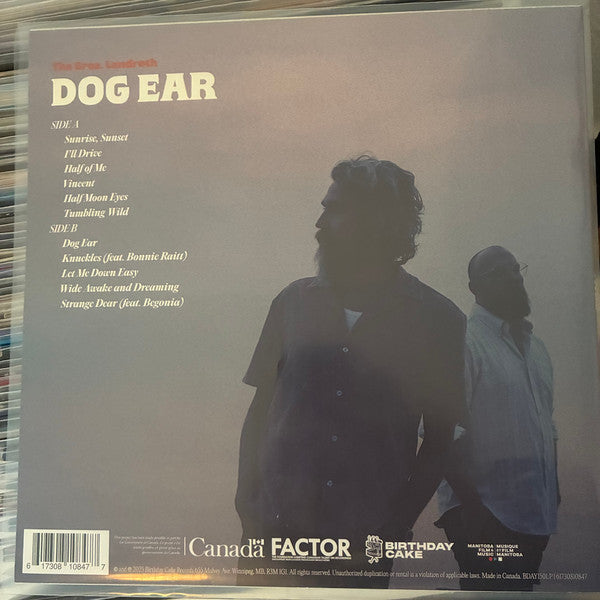 The Bros. Landreth - Dog Ear - Mint- LP Record 2025 Birthday Cake Altamira Colored Vinyl - Folk Rock / Americana - Shuga Records