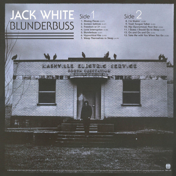 Jack White - Blunderbuss - New (Opened to verify) LP Record 2012 Third Man USA ORIGINAL Vinyl & Insert - Alternative Rock / Blues Rock - Shuga Records