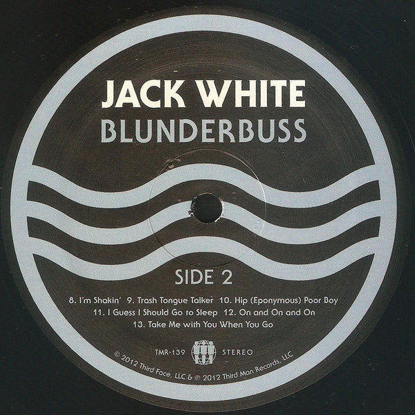 Jack White - Blunderbuss - Mint- LP Record 2012 Third Man Original Press Vinyl & Insert - Alternative Rock / Blues Rock - Shuga Records