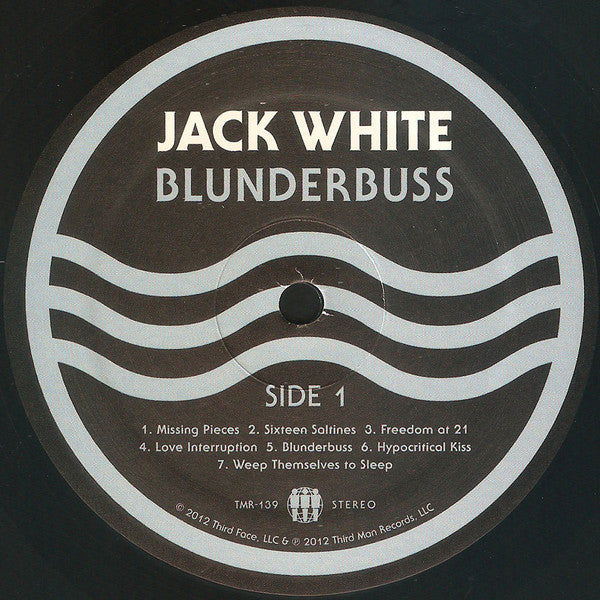 Jack White - Blunderbuss - Mint- LP Record 2012 Third Man Original Press Vinyl & Insert - Alternative Rock / Blues Rock - Shuga Records