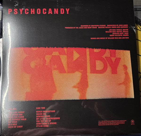 The Jesus and Mary Chain - Psychocandy (40th Anniversary Edition) - New LP Record 2025 Third Man Vinyl - Indie Rock / Post Punk / Shoegaze - Shuga Records