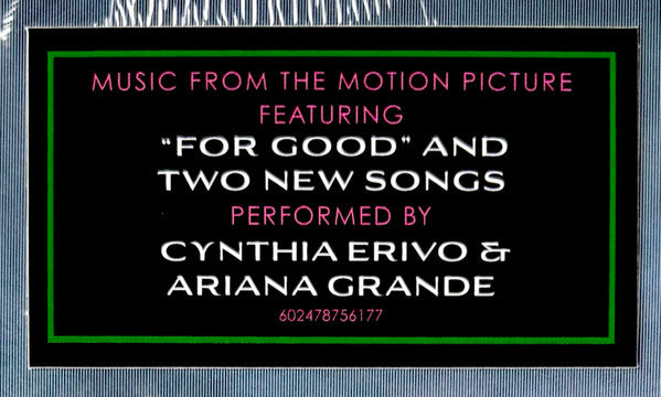 DAMAGED COVER - Stephen Schwartz - Wicked: For Good - New 2 LP Record 2025 Republic Target Exclusive Pink & Green Shimmer Marble Soundtrack / Musical - Shuga Records