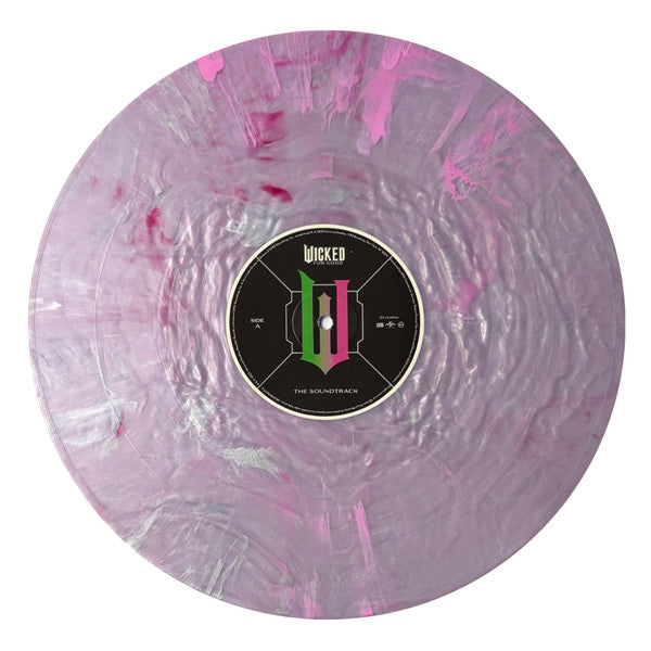 DAMAGED COVER - Stephen Schwartz - Wicked: For Good - New 2 LP Record 2025 Republic Target Exclusive Pink & Green Shimmer Marble Soundtrack / Musical - Shuga Records