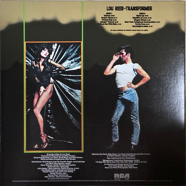 Lou Reed - Transformer (1972) - New LP Record 2017 RCA Vinyl - Glam / Psychedelic Rock - Shuga Records