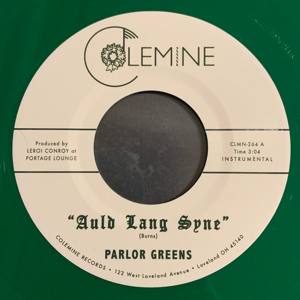 Parlor Greens - Auld Lang Syne / Everyday Will Be Like A Holiday - New 7" Single Record 2025 Colemine Parlor Green Vinyl - Holiday / Funk