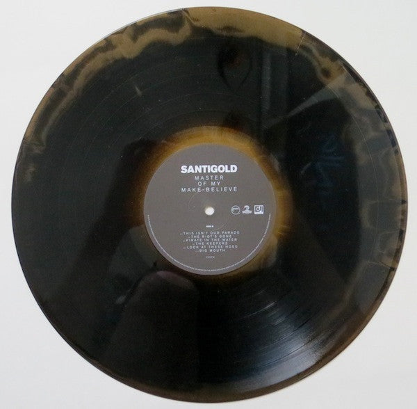 Santigold - Master Of My Make Believe - VG+ LP Record 2012 Atlantic Black & Gold Marbled Vinyl - Hip Hop / Experimental / Indie - Shuga Records