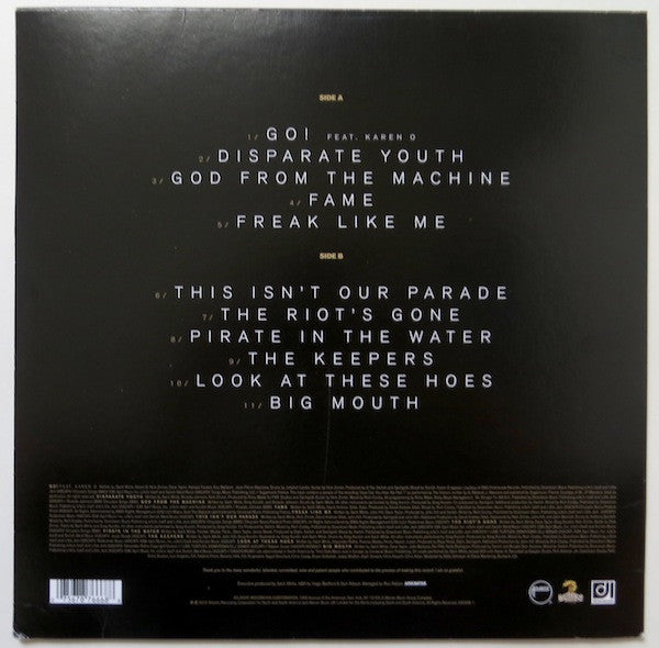 Santigold - Master Of My Make Believe - VG+ LP Record 2012 Atlantic Black & Gold Marbled Vinyl - Hip Hop / Experimental / Indie - Shuga Records