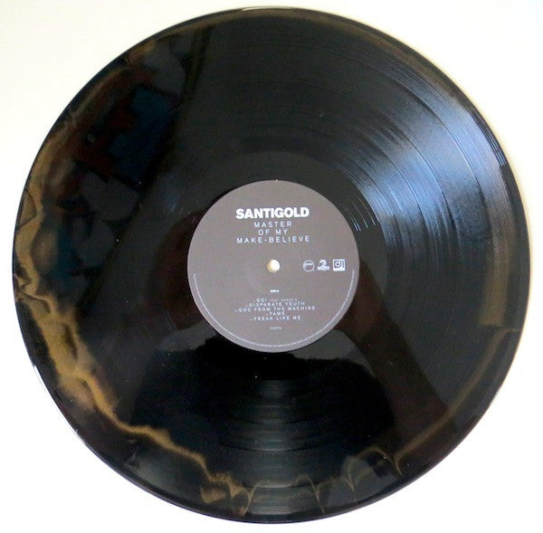 Santigold - Master Of My Make Believe - VG+ LP Record 2012 Atlantic Black & Gold Marbled Vinyl - Hip Hop / Experimental / Indie - Shuga Records