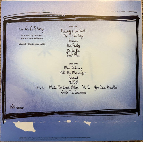 Jack's Mannequin - Everything In Transit (2005) - New LP Record 2025 Smartpunk Blue Berry Vinyl - Pop Rock / Emo - Shuga Records