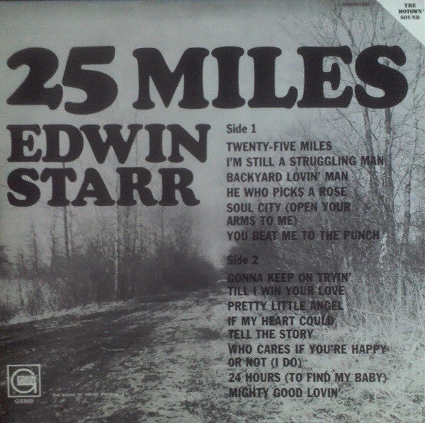 Edwin Starr - 25 Miles (1968) - VG+ LP Record 2007 Gordy USA Vinyl - Soul / Rhythm & Blues - Shuga Records