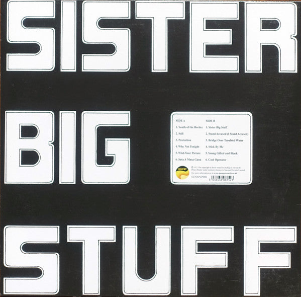 Prince Buster - Sister Big Stuff (1972) - Mint- LP Record 2011 Sunspot UK 180 gram Vinyl & Insert - Reggae - Shuga Records