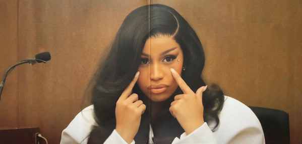 Cardi B - Am I The Drama? - Mint- 2 LP Record 2025 Atlantic Courtroom Edition Gold Vinyl & Poster - Pop Rap / Hip Hop
