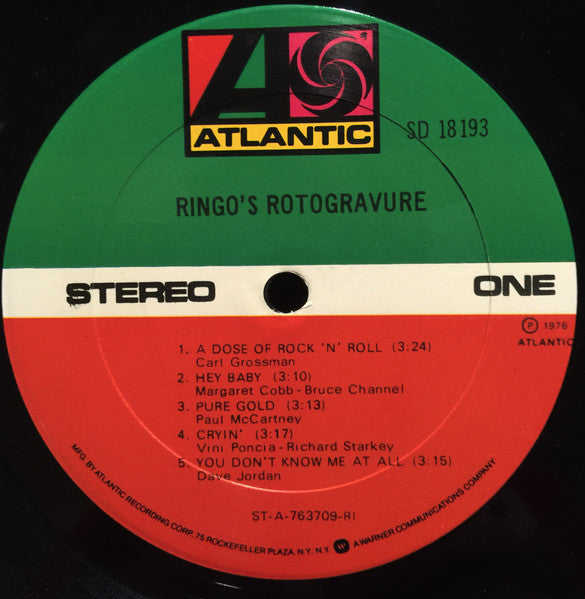 Ringo Starr - Ringo's Rotogravure - Mint- LP Record 1976 Atlantic USA Original Vinyl - Pop Rock - Shuga Records
