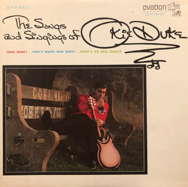 Okie Duke - The Songs And Singings Of Okie Duke - Mint- LP Record 1970 Ovation USA Original Vinyl - Pop Rock / Soul / Folk Pop - Shuga Records