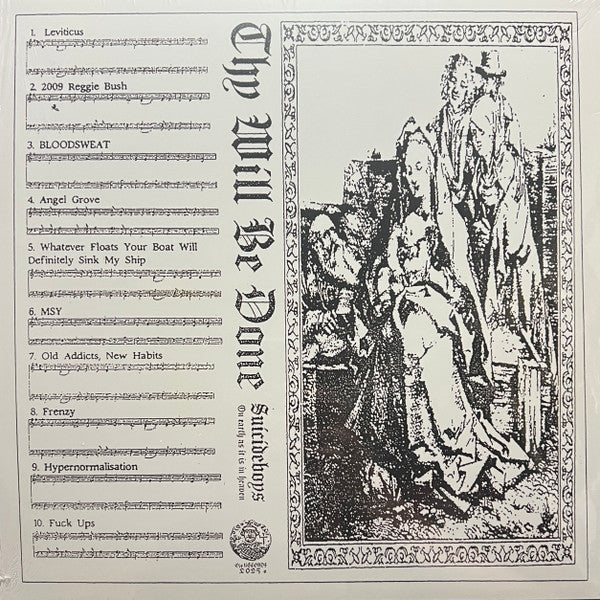 $uicideboy$ - Thy Will Be Done - New LP Record 2026 G*59 USA Black Vinyl - Hardcore Hip-Hop - Shuga Records