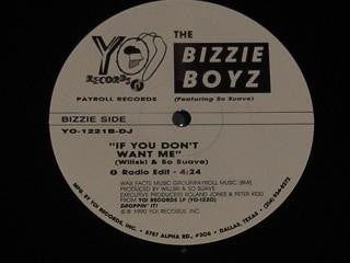The Bizzie Boyz – Droppin' It - VG+ 12" Single Record 1990 Yo! Payroll USA Promo Vinyl - Hip Hop - Shuga Records