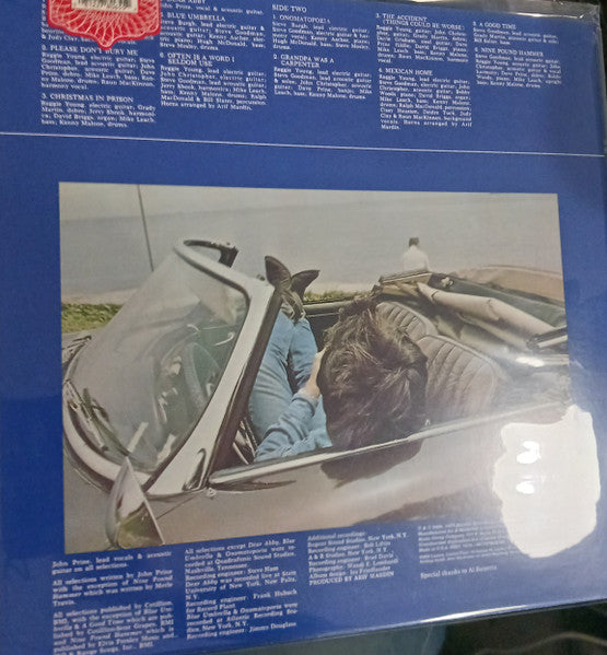 John Prine - Sweet Revenge (1973) - New LP Record 2026 Atlantic Rhino Reserve 180 gram Vinyl - Rock / Folk Rock