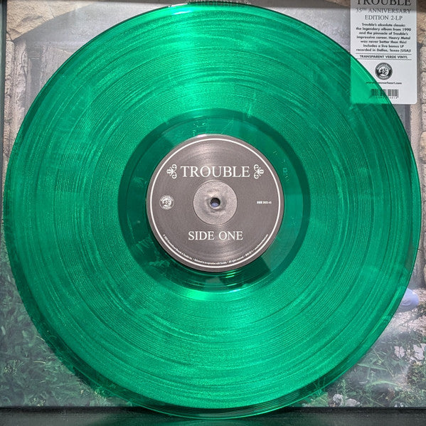 Trouble - Trouble (1989) - New 2 LP Record 2025 Hammerheart Netherlands Green Clear Vinyl - Doom Metal - Shuga Records