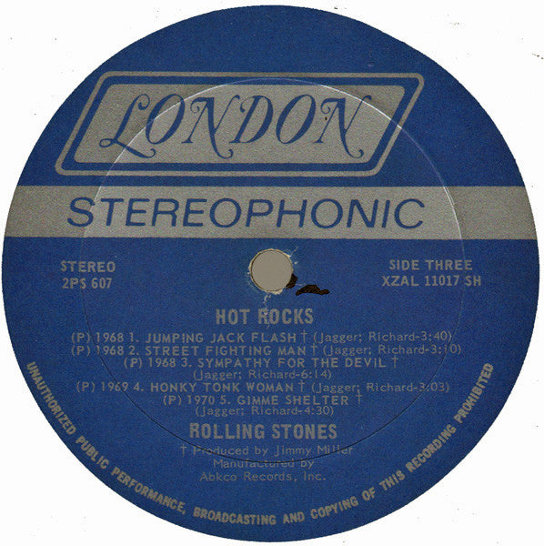 The Rolling Stones - Hot Rocks 1964-1971 - VG+ 2 LP Record 1973 London USA Original Mispress Shelley Pressing Vinyl - Classic Rock / Blues Rock - Shuga Records
