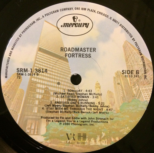 Roadmaster - Fortress - VG+ LP Record 1980 Mercury USA Vinyl- Hard Rock / AOR - Shuga Records
