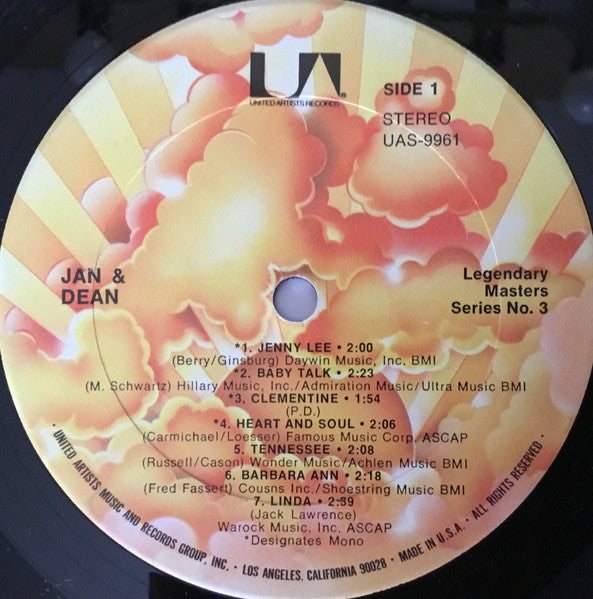 Jan & Dean - Anthology Album (1971) - VG+ 2 LP Record 1977 United Artist Records Vinyl - Surf Rock