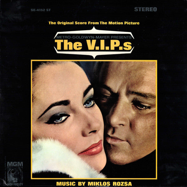 Miklos Rozsa - The V.I.P.'S (The Original Score From The Motion Picture) - New LP Record 1963 MGM USA Original Vinyl - Soundtrack - Shuga Records