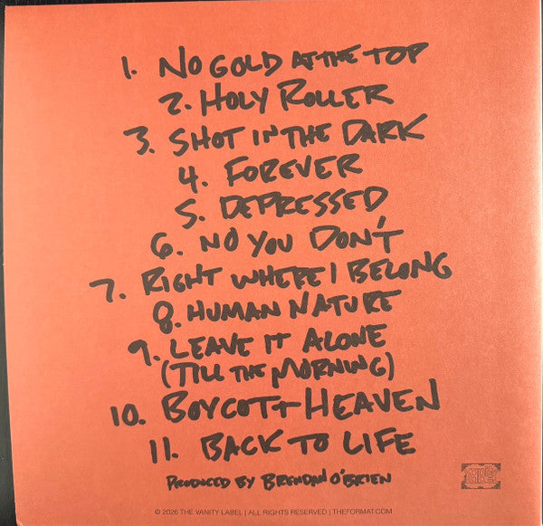 The Format - Boycott Heaven - Mint- LP Record 2026 The Vanity Label Ceramic Blue Vinyl - Indie Rock - Shuga Records