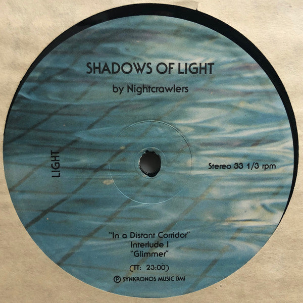 The Nightcrawlers – Shadows Of Light - Mint- LP Record 1987 Synkronos Music USA Vinyl & Insert - Electronic / Berlin-School / Ambient - Shuga Records