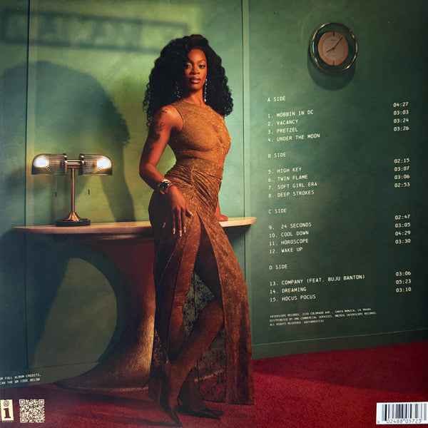 Ari Lennox - Vacancy - New 2 LP Record 2026 Interscope White Marshmellow Vinyl - R&B / Soul / Neo Soul - Shuga Records