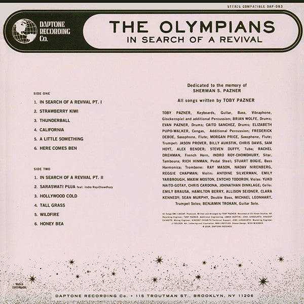 The Olympians - In Search Of A Revival - New LP Record 2026 Daptone Sky Blue Vinyl - Funk / Soul - Shuga Records